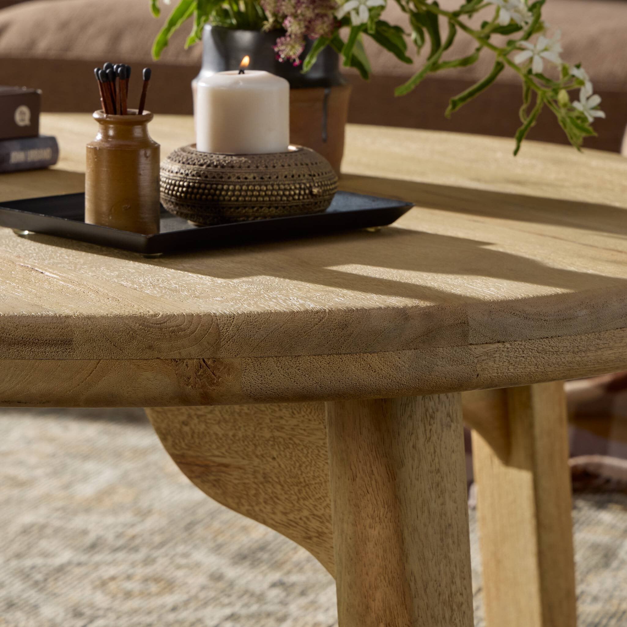 Daley Coffee Table FURNITURE - coffee table Four Hands