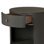 Amelia Oval One Drawer Nightstand FURNITURE - nightstand Four Hands