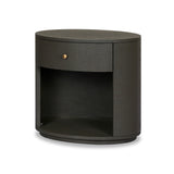 Amelia Oval One Drawer Nightstand FURNITURE - nightstand Four Hands