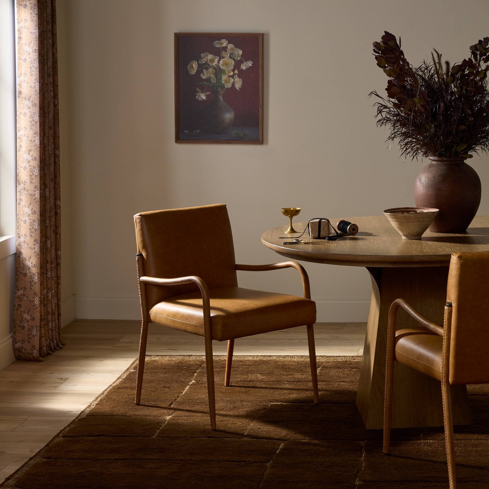 Quill Dining Armchair FURNITURE - dining chairs Four Hands
