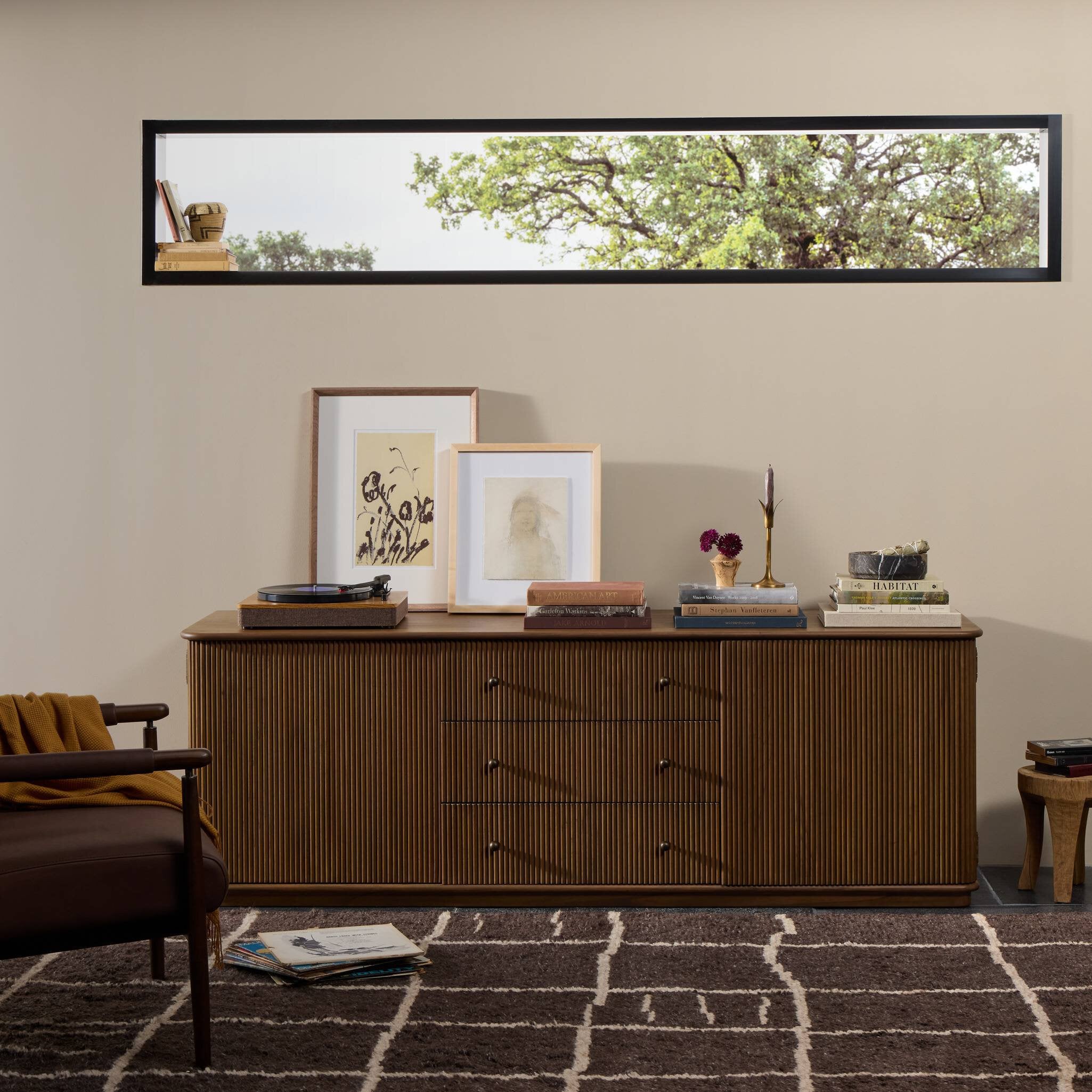 Ona Media Console FURNITURE - console table Four Hands