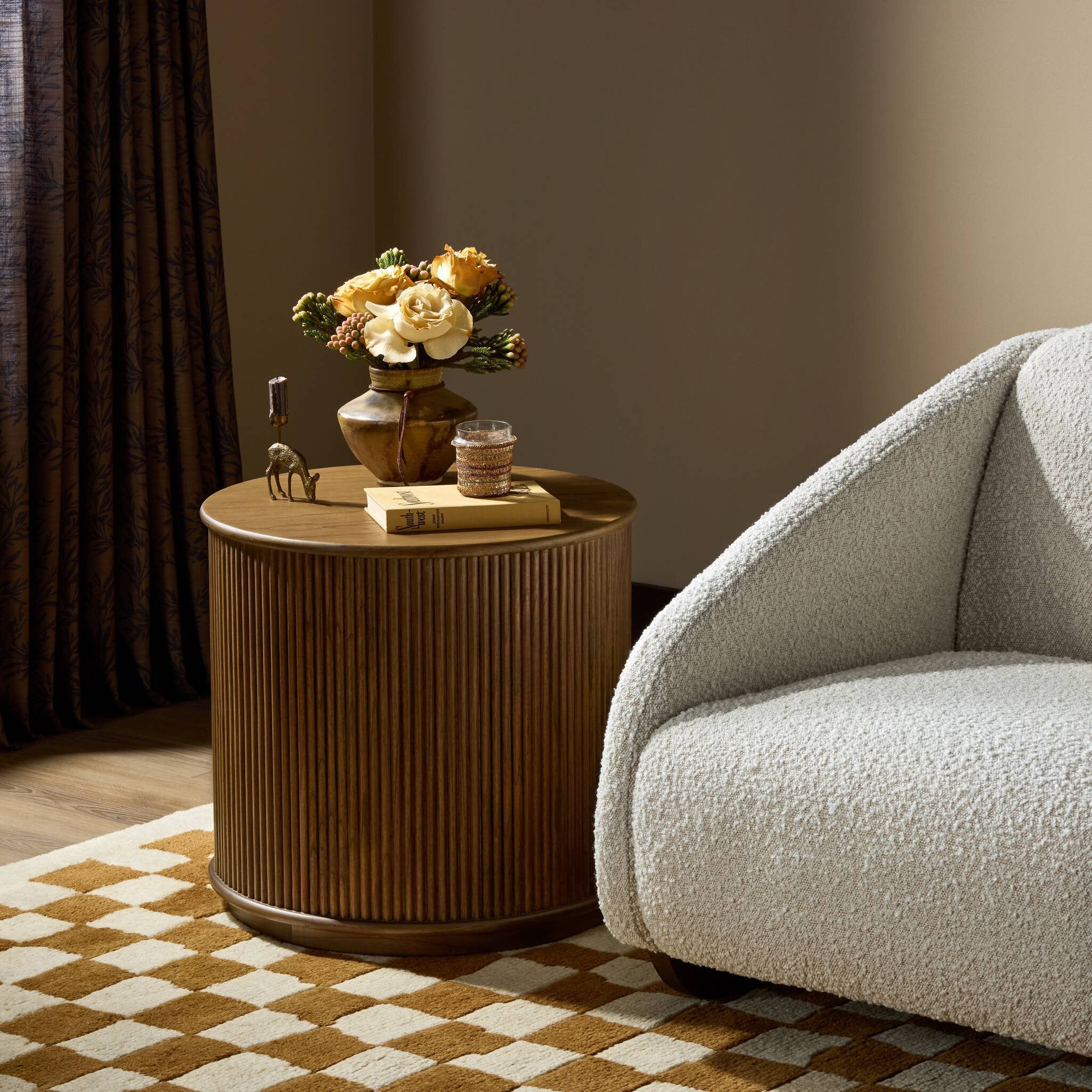Ona End Table FURNITURE - end table Four Hands
