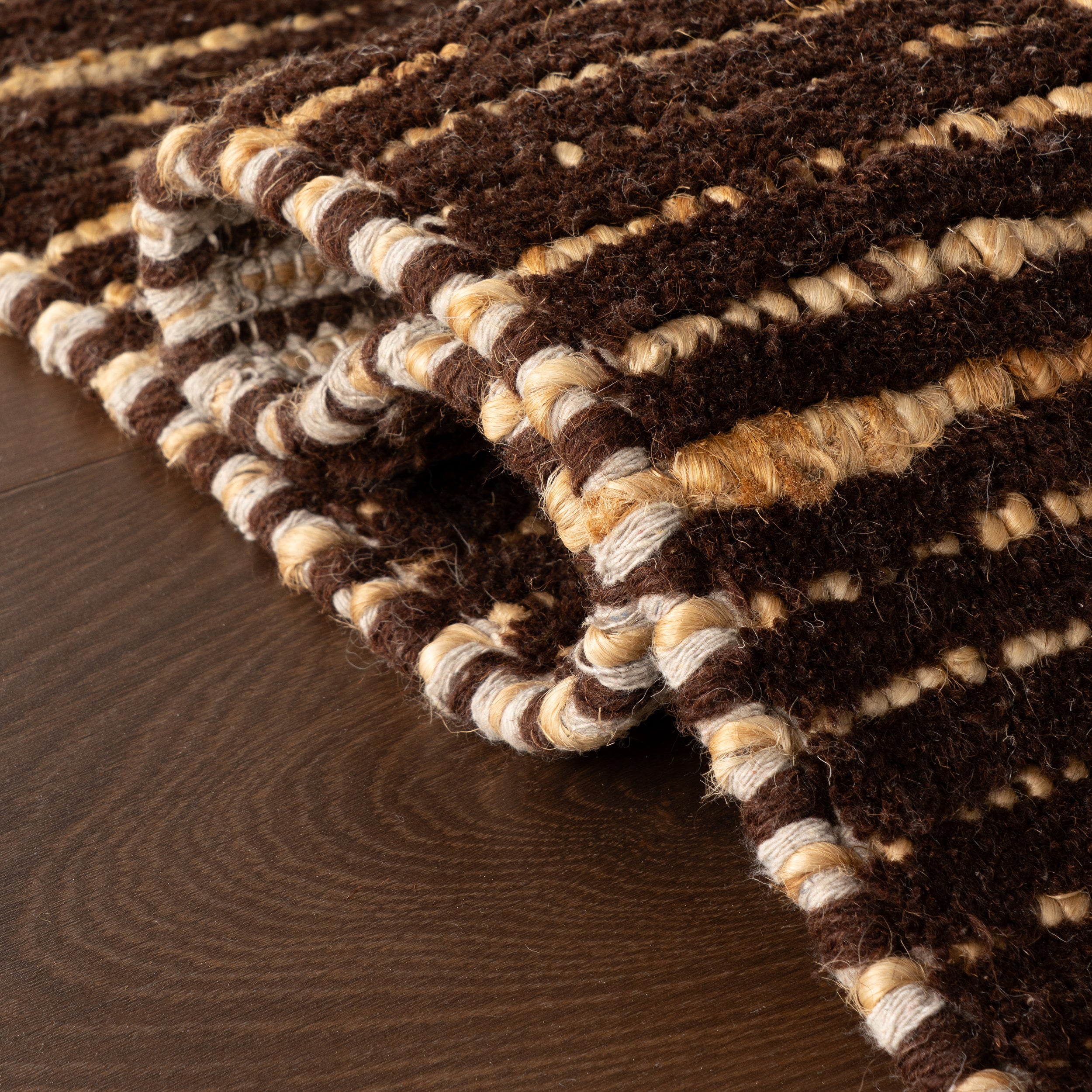 Vicart Modern Striped Bohemian Rug RUGS - wool Dash & Albert