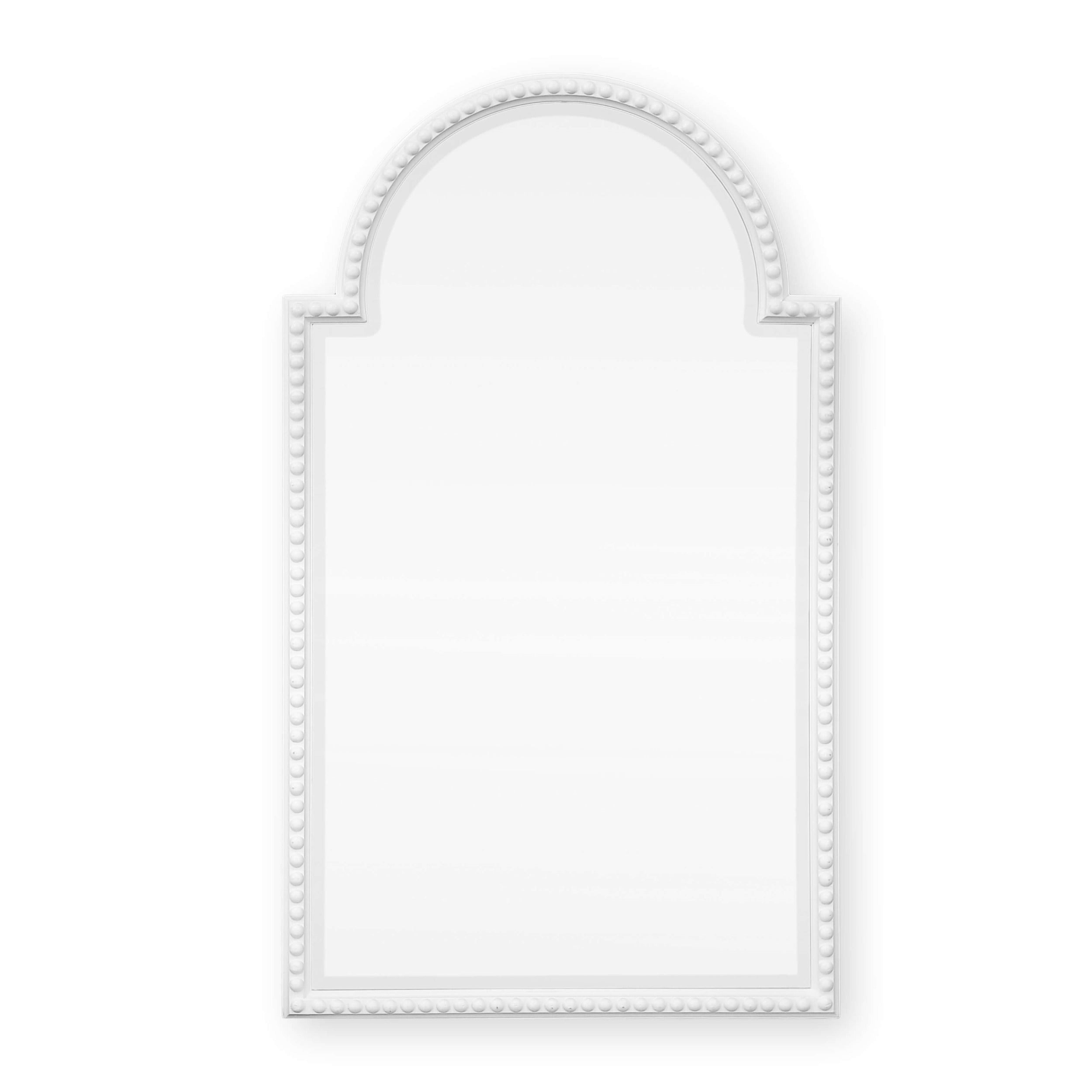 Cholet Curved Mirror MIRROR - wall mirror Bramble Architectural White