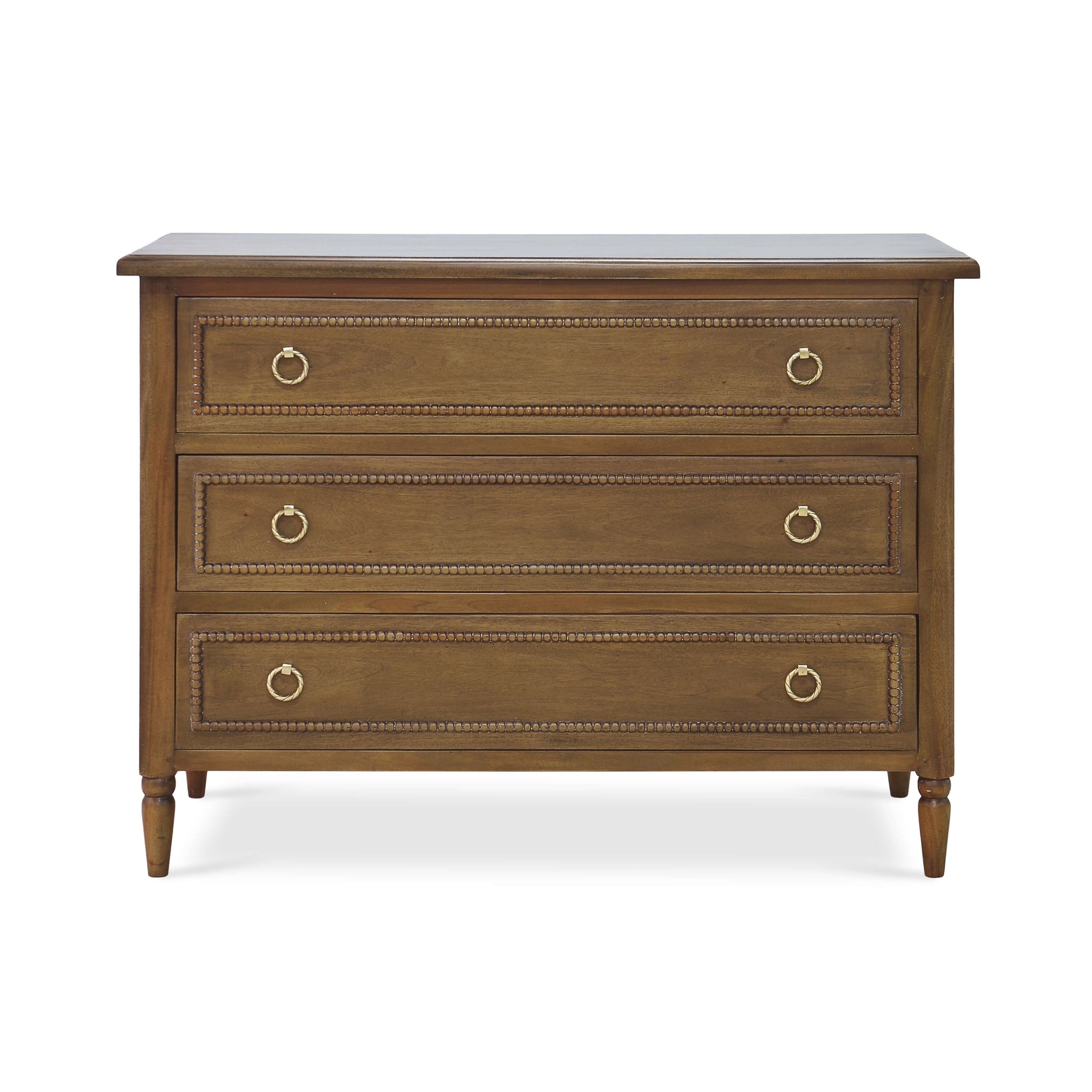 Cholet 3 Drawer Dresser FURNITURE - dressers & chests Bramble Straw Wash