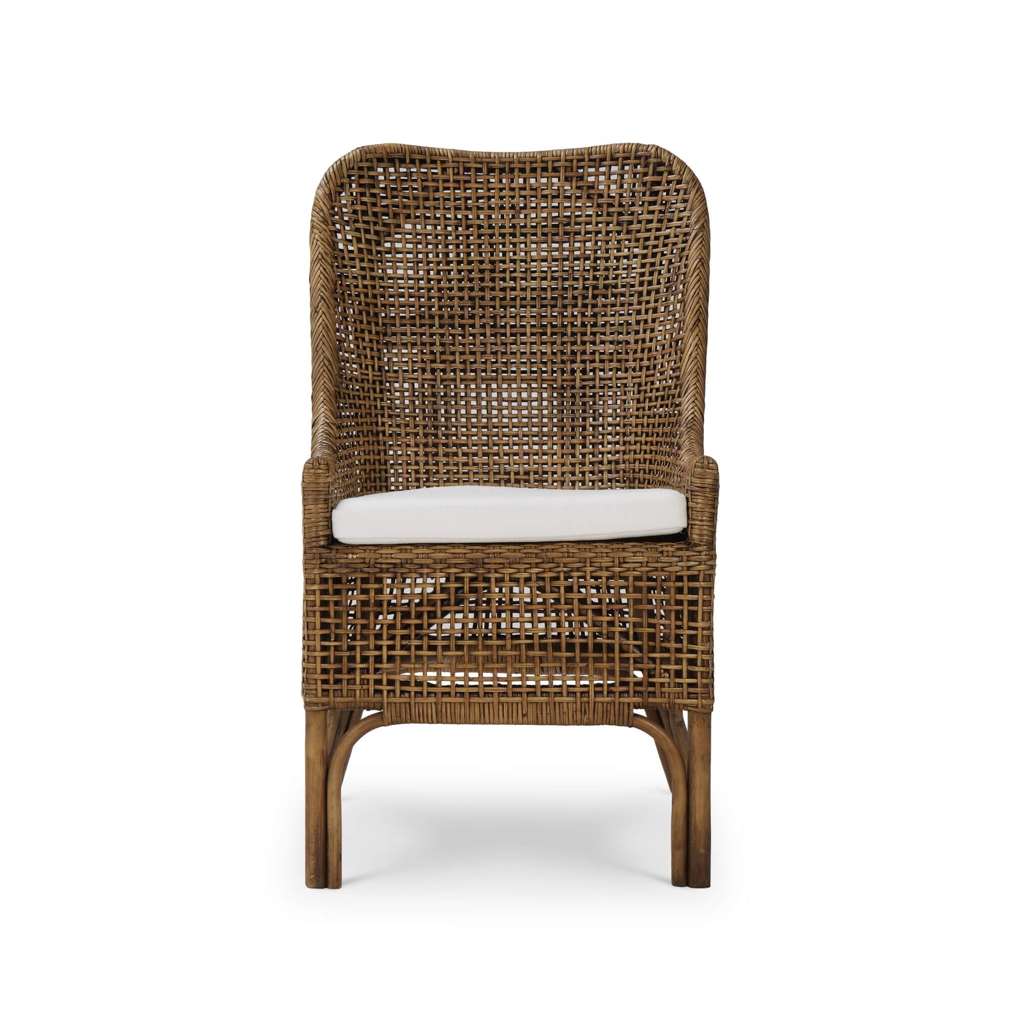 Christo Rattan Dining Chair FURNITURE - dining chair Bramble
