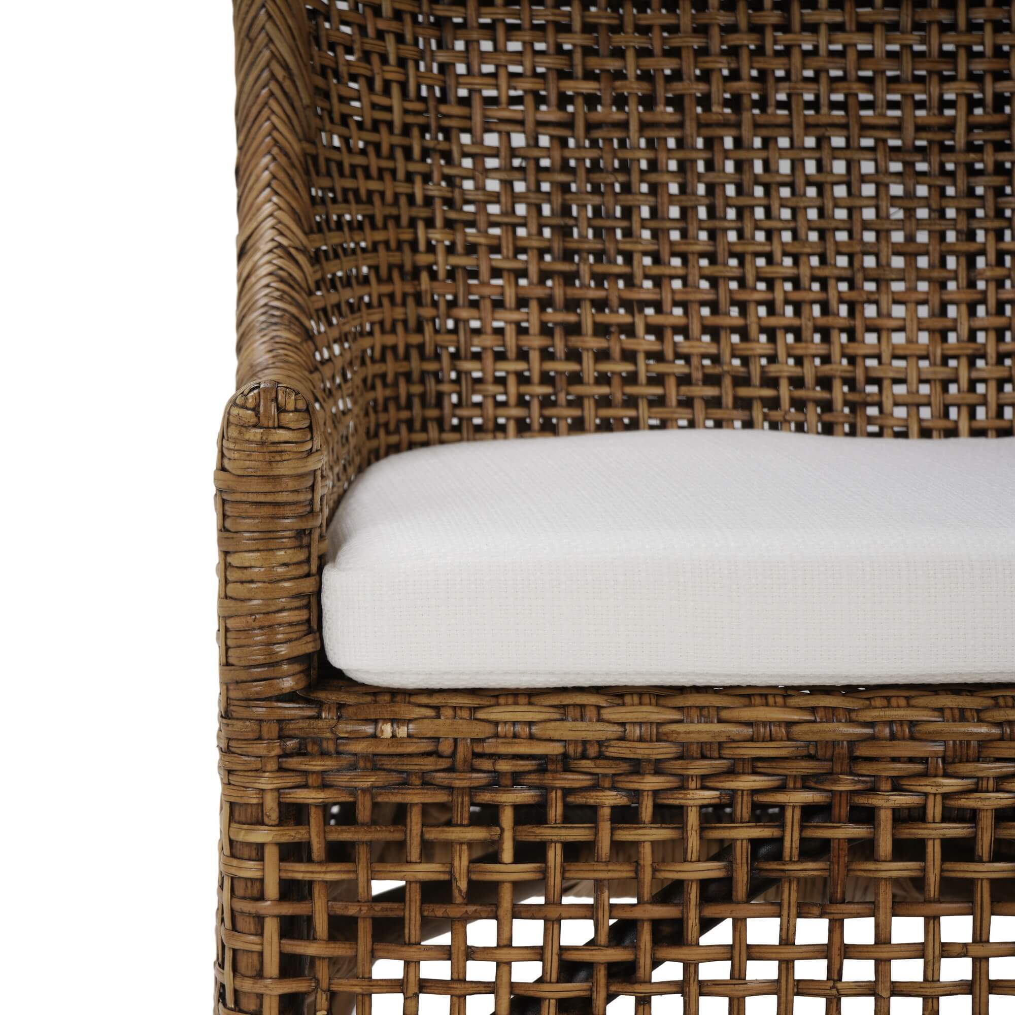 Christo Rattan Dining Chair FURNITURE - dining chair Bramble