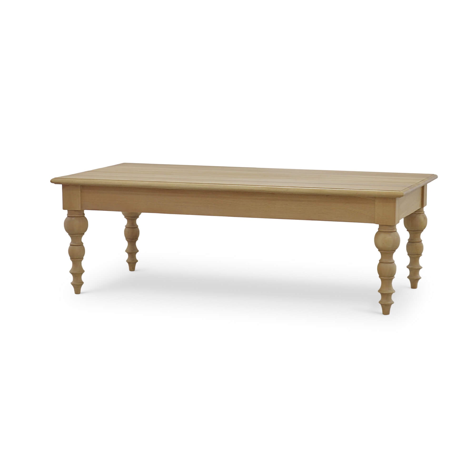 Madison Turned Leg Coffee Table FURNITURE - coffee table Bramble