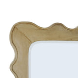 Chloe Rectangular Mirror In Fruitwood MIRROR - wall mirror Bramble