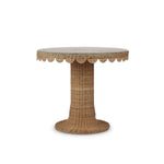 Scalloped Round Bistro Table FURNITURE - dining table Bramble