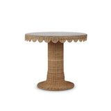 Scalloped Round Bistro Table FURNITURE - dining table Bramble