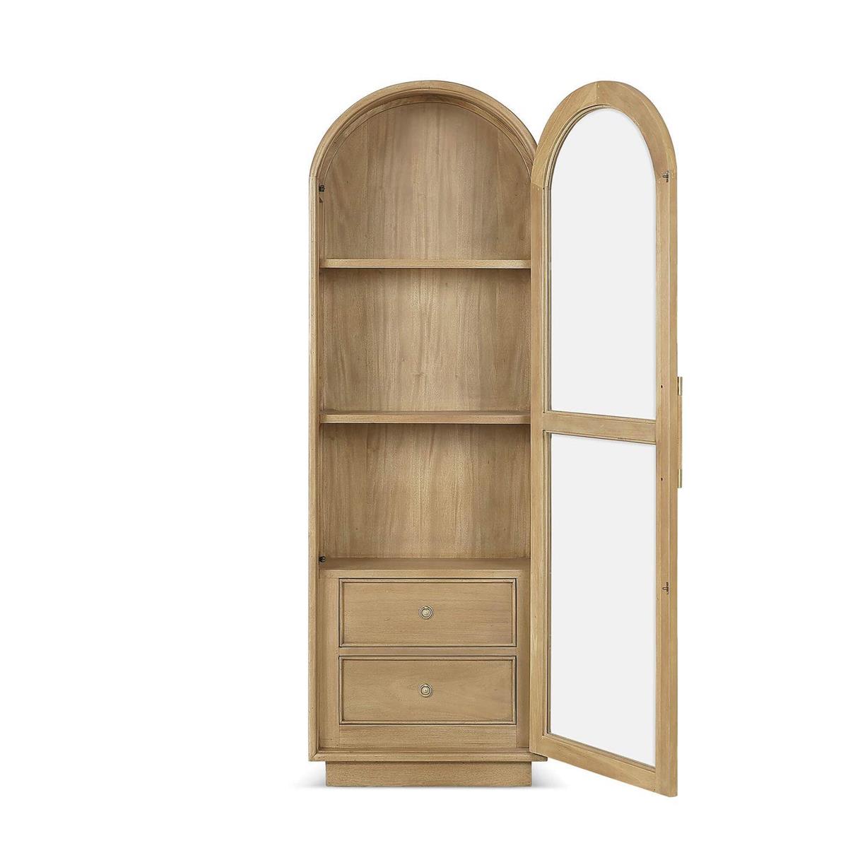Vincent Single Door Display Cabinet FURNITURE - cabinet Bramble