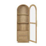 Vincent Single Door Display Cabinet FURNITURE - cabinet Bramble
