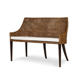 Savanah Rattan Loveseat FURNITURE - accent chair Bramble