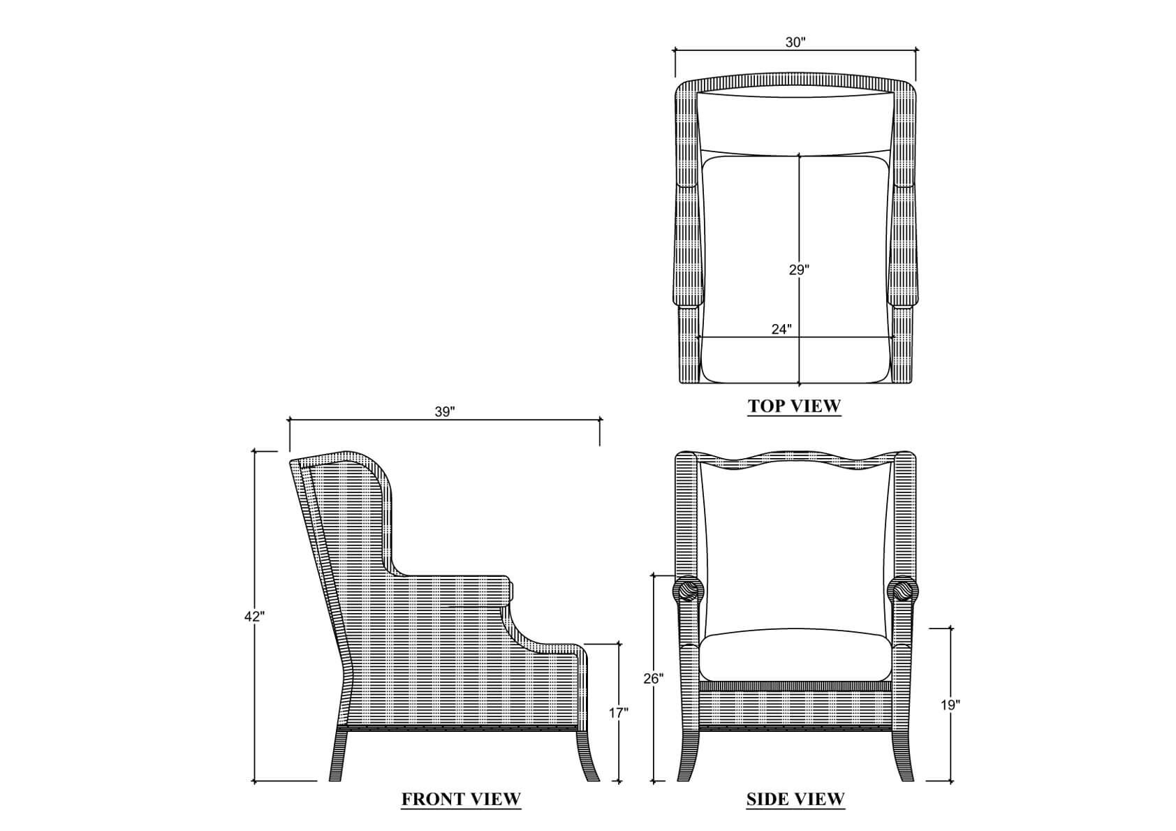 Marina Rattan Chair FURNITURE - Accent Chairs Bramble