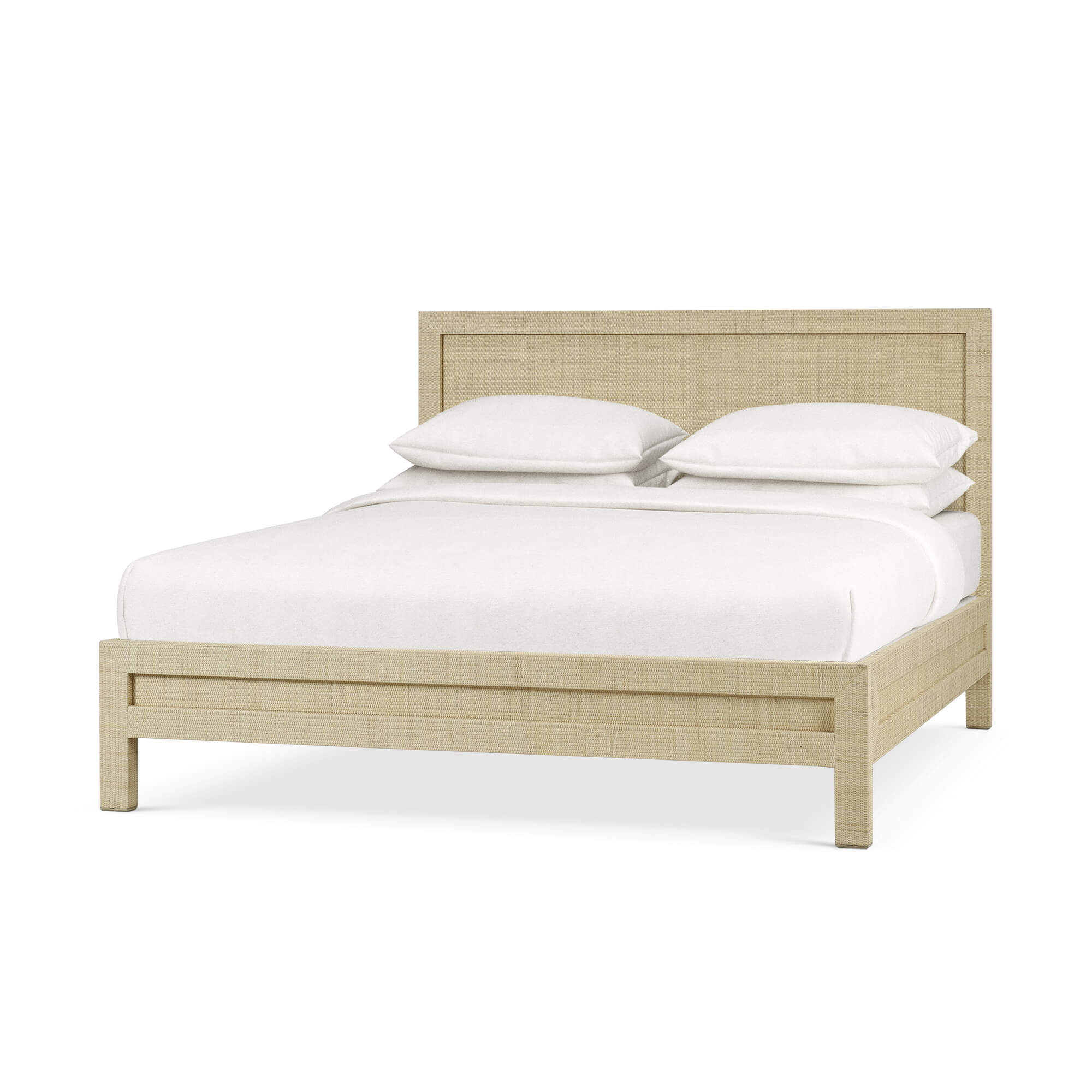 Kylie Rattan Bed FURNITURE - bed Bramble