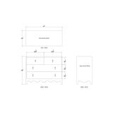 Colleen 4 Drawer Dresser FURNITURE - dresser Bramble