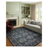 Rifle Paper Co. x Loloi Courtyard Seville Navy Rug 3-patterned rugs Loloi