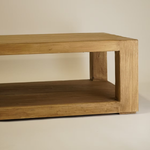 Arlo Reclaimed Wood Rectangular Coffee Table 4 - b - FURNITURE - coffee table - round Hauer Market