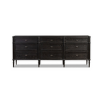 Toulouse 9 Drawer Dresser 16 - FURNITURE - dresser Four Hands Distressed Black