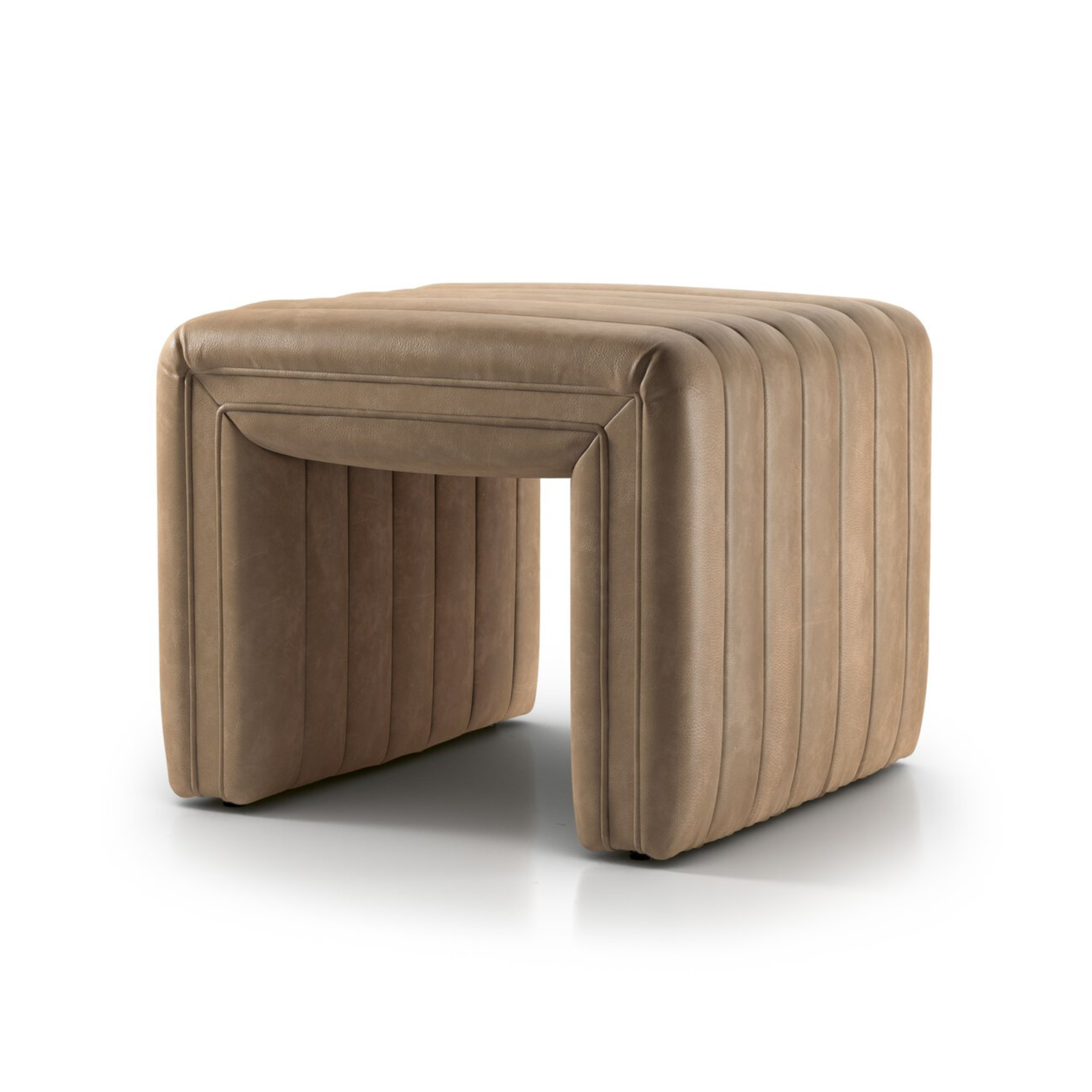 Augustine Ottoman FURNITURE - ottoman Four Hands Palermo Drift