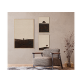 "Chestnut Horizon X" Framed Art Print