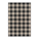 Braemar Plaid Charcoal Outdoor Rug