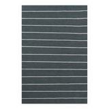 Ripple Slate Stripe Reversible Rug