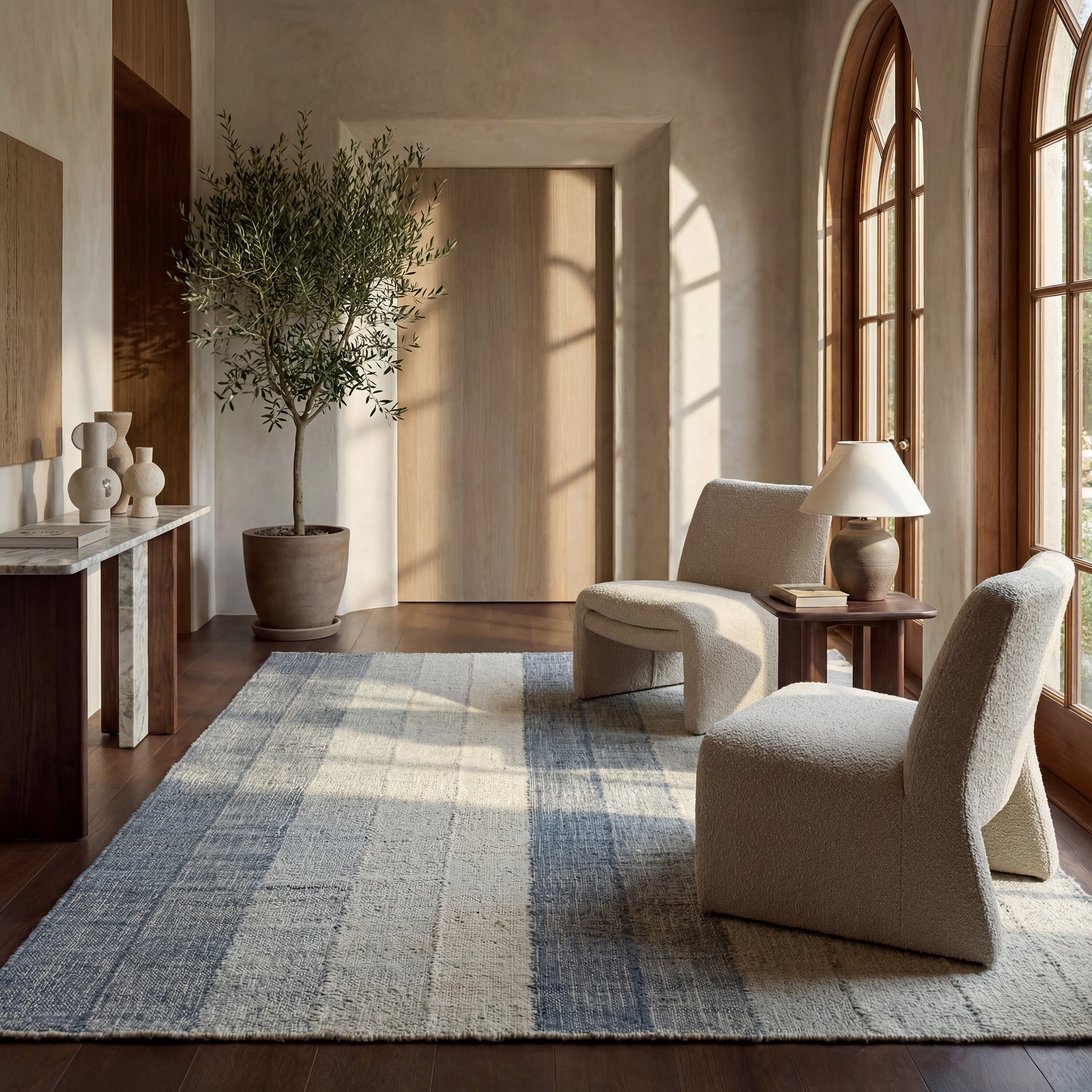 Tayo Modern Striped Indoor Rug RUGS - jute Dash & Albert