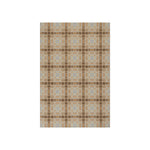 Mesael Modern Plaid Indoor Rug RUGS - synthetic Dash & Albert Tan 2' x 3'