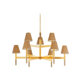 Lindenwood Chandelier LIGHTING - chandelier Hudson Valley Lighting Aged Brass Large