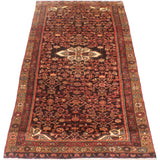 3'10" x 10'0" Vintage Hamadan Rug