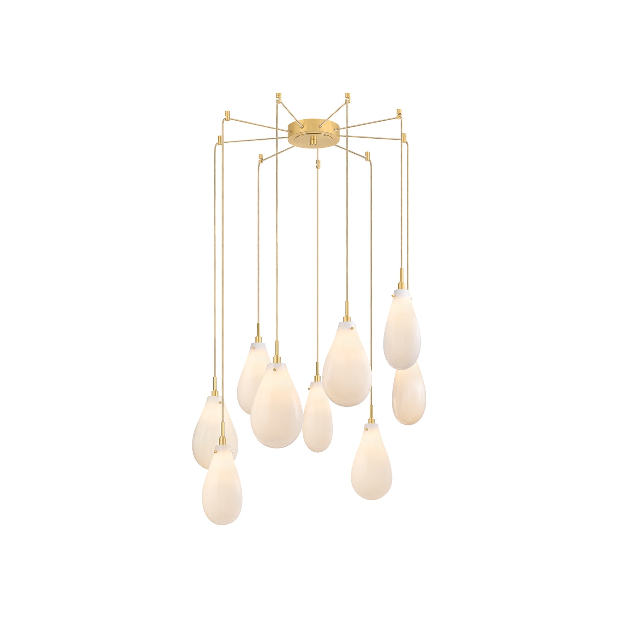 Ironwood Chandelier LIGHTING - chandelier Hudson Valley Lighting Aged Brass Small