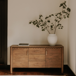 Winnie 3 Door Sideboard - Vintage Brown - Rug & Weave