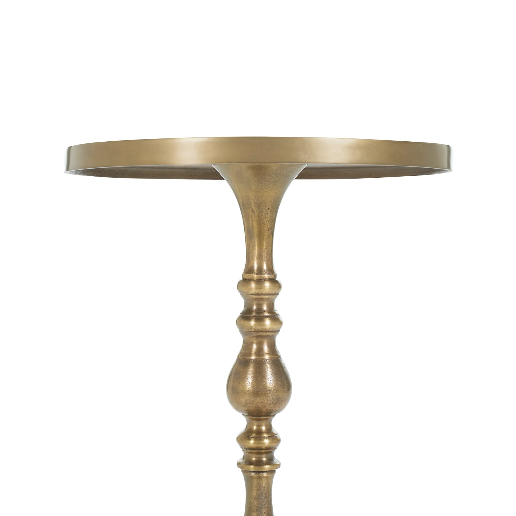 Ronald Brass Side Table 4 - c - FURNITURE - accent table - metal Renwil