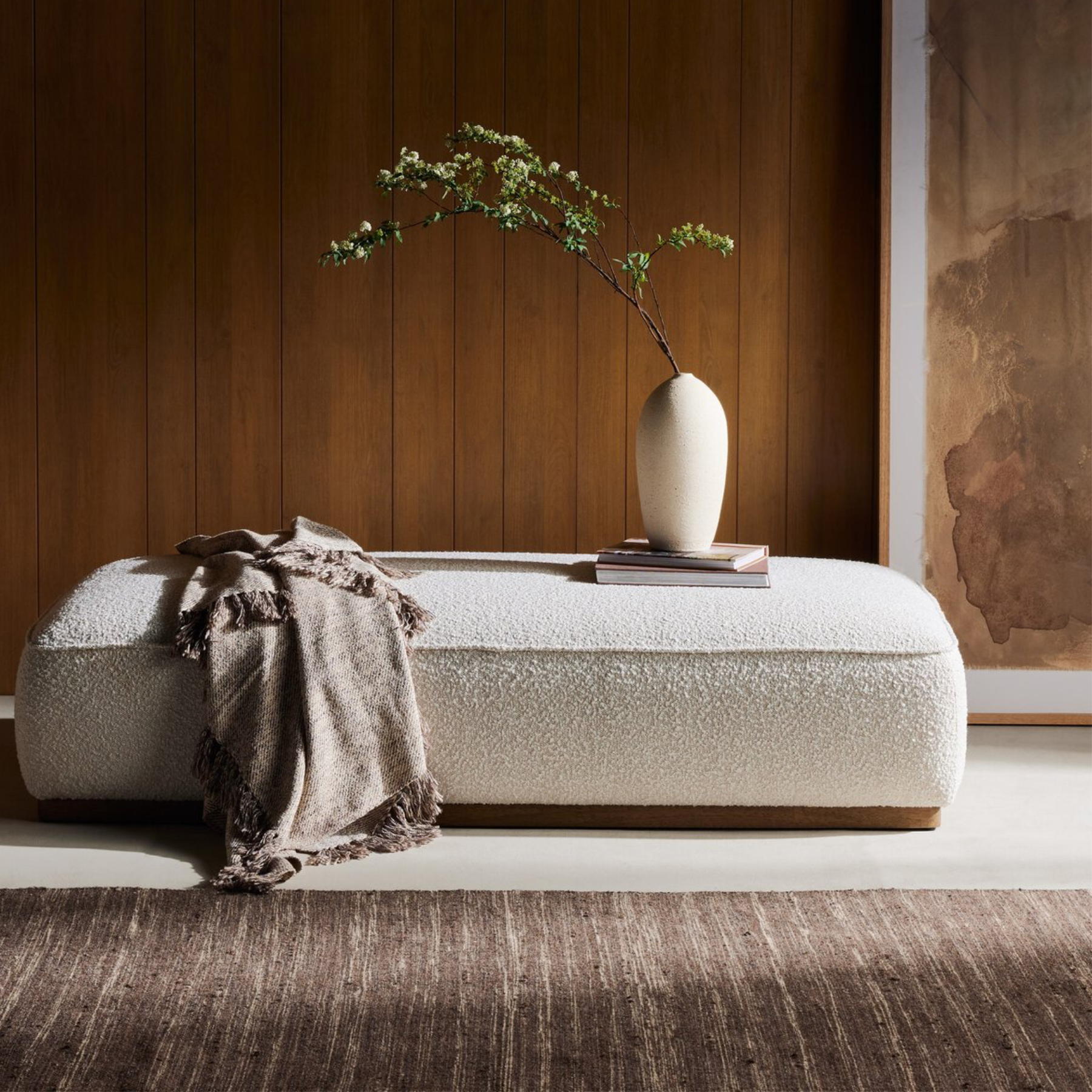 Sinclair Cocktail Ottoman Ottomans Four Hands