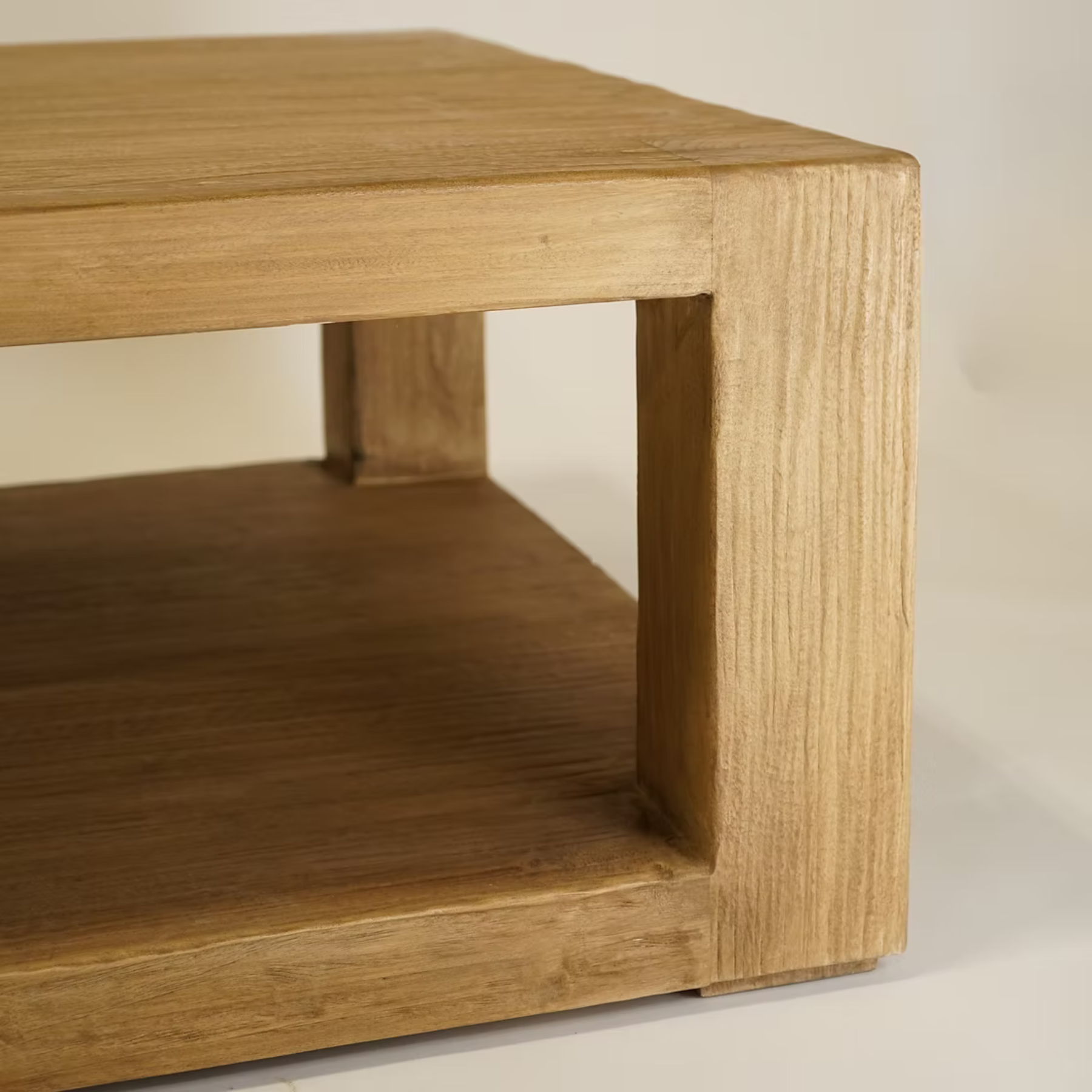 Arlo Reclaimed Wood Rectangular Coffee Table 4 - b - FURNITURE - coffee table - round Hauer Market