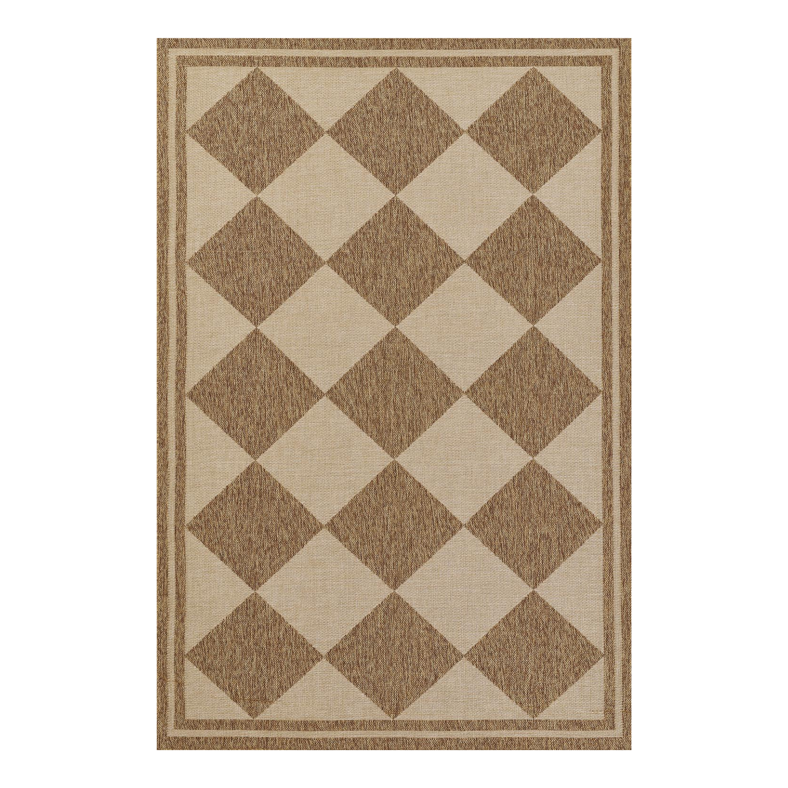 Sablebrook Natural Diamond Rug 5-Rugs - indoor/outdoor Momeni