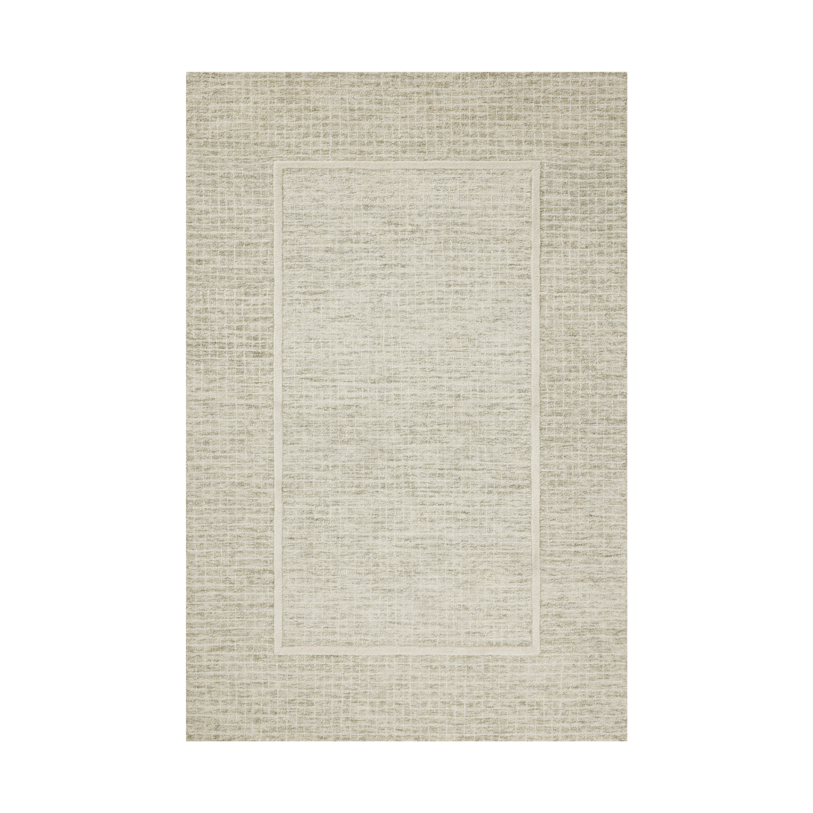 Chris Loves Julia x Loloi Briggs Sage / Ivory Rug 0-RUGS-wool Loloi 18" x 18" Sample