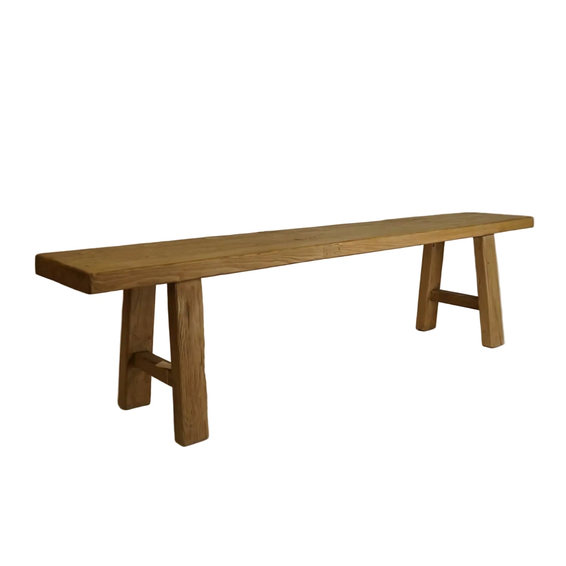 Waldo Reclaimed Wood Bench 5-VINTAGE-bench Hauer Market Small Natural