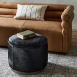 Sinclair Round Ottoman FURNITURE - ottoman Four Hands