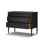 Toulouse Dresser - Distressed Black 16 - FURNITURE - dresser Four Hands