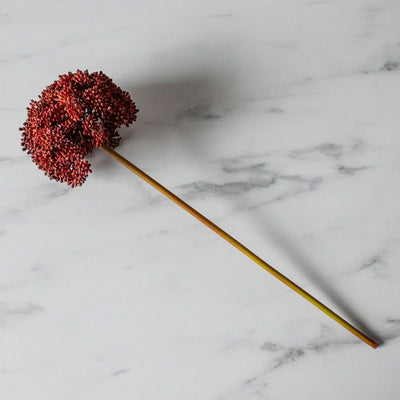 Faux Sedum Crimson Stem - Rug & Weave