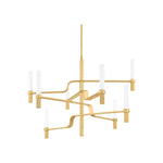 Allentown Chandelier LIGHTING - Chandelier Hudson Valley Lighting Large Aged Brass
