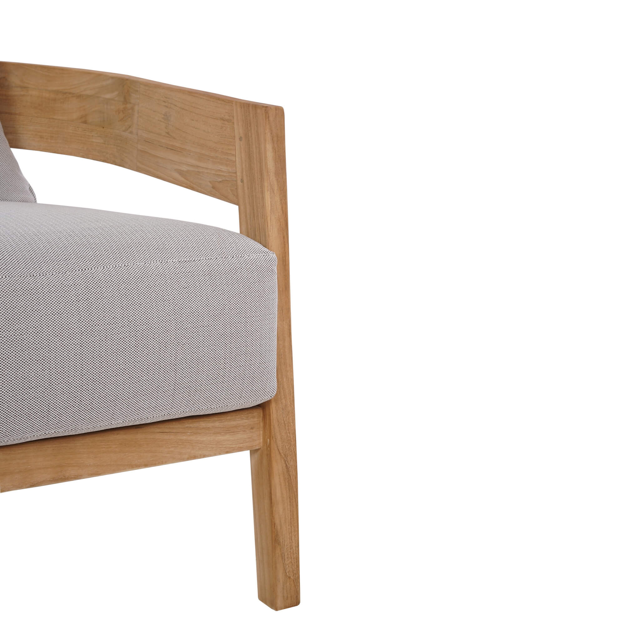 Ralyn Outdoor Teak Single Seater Furniture - outdoor chairs Bramble