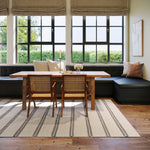 Nate Berkus York Striped Wool Cozy Area Rug RUGS - wool Dash & Albert