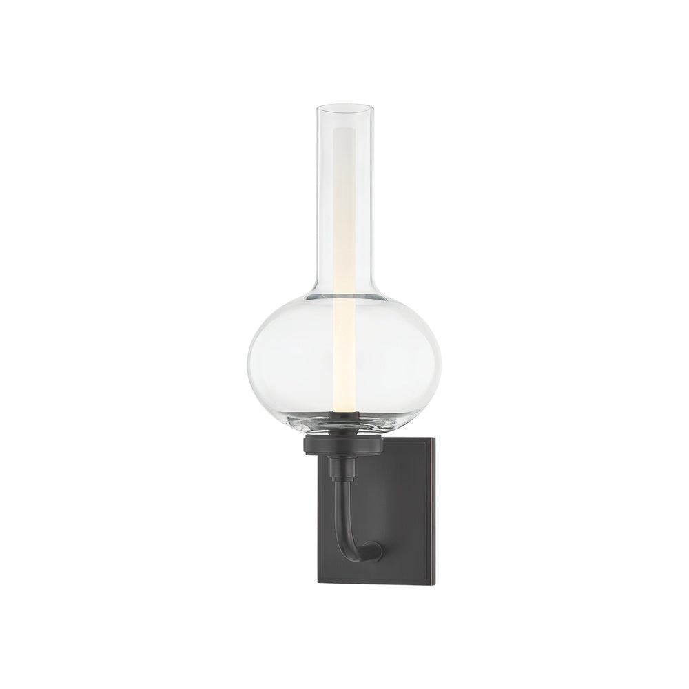 Rossman Wall Sconce LIGHTING - Wall Sconce Hudson Valley Lighting Distressed Bronze