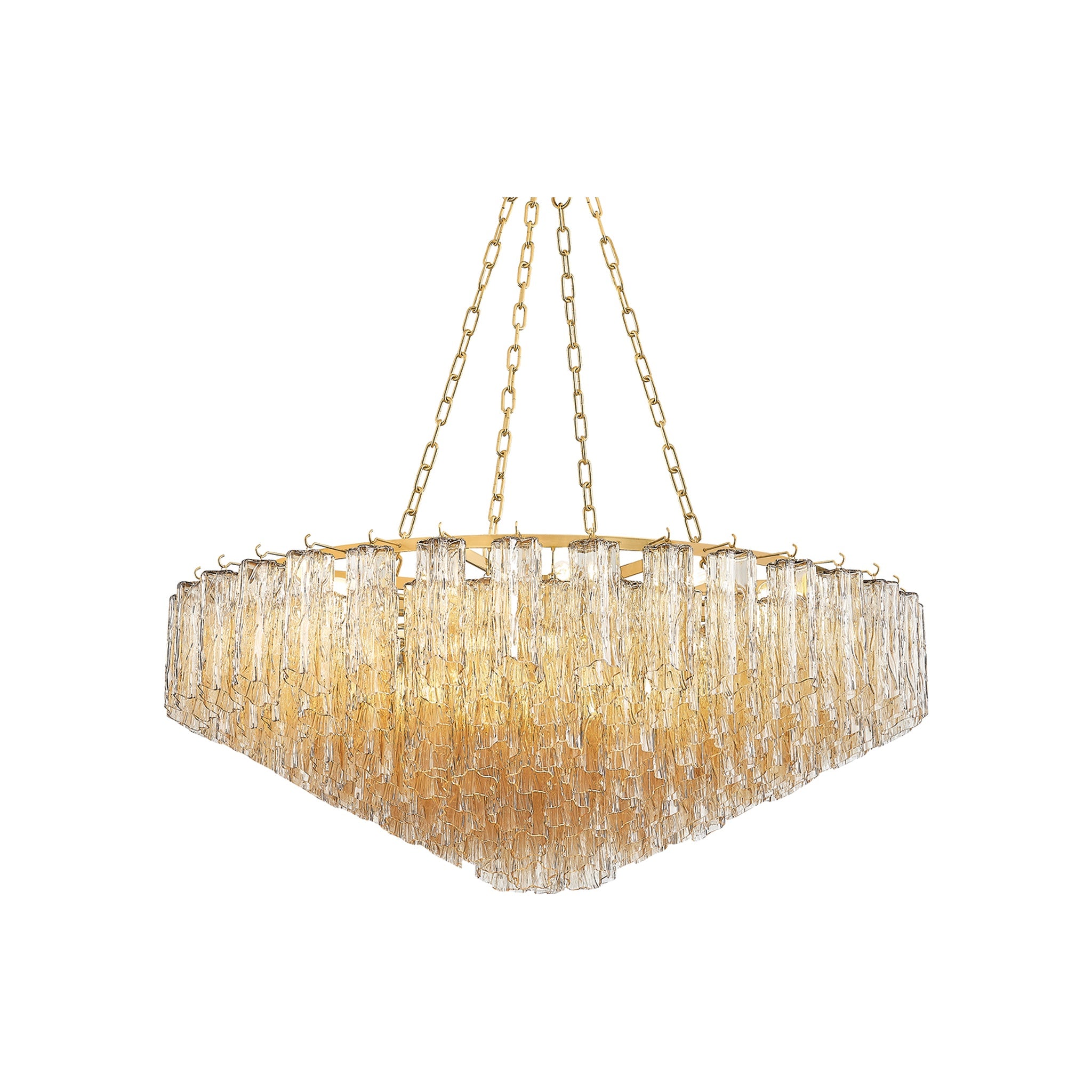 Watertown Chandelier LIGHTING - chandelier Hudson Valley Lighting Aged Brass Medium