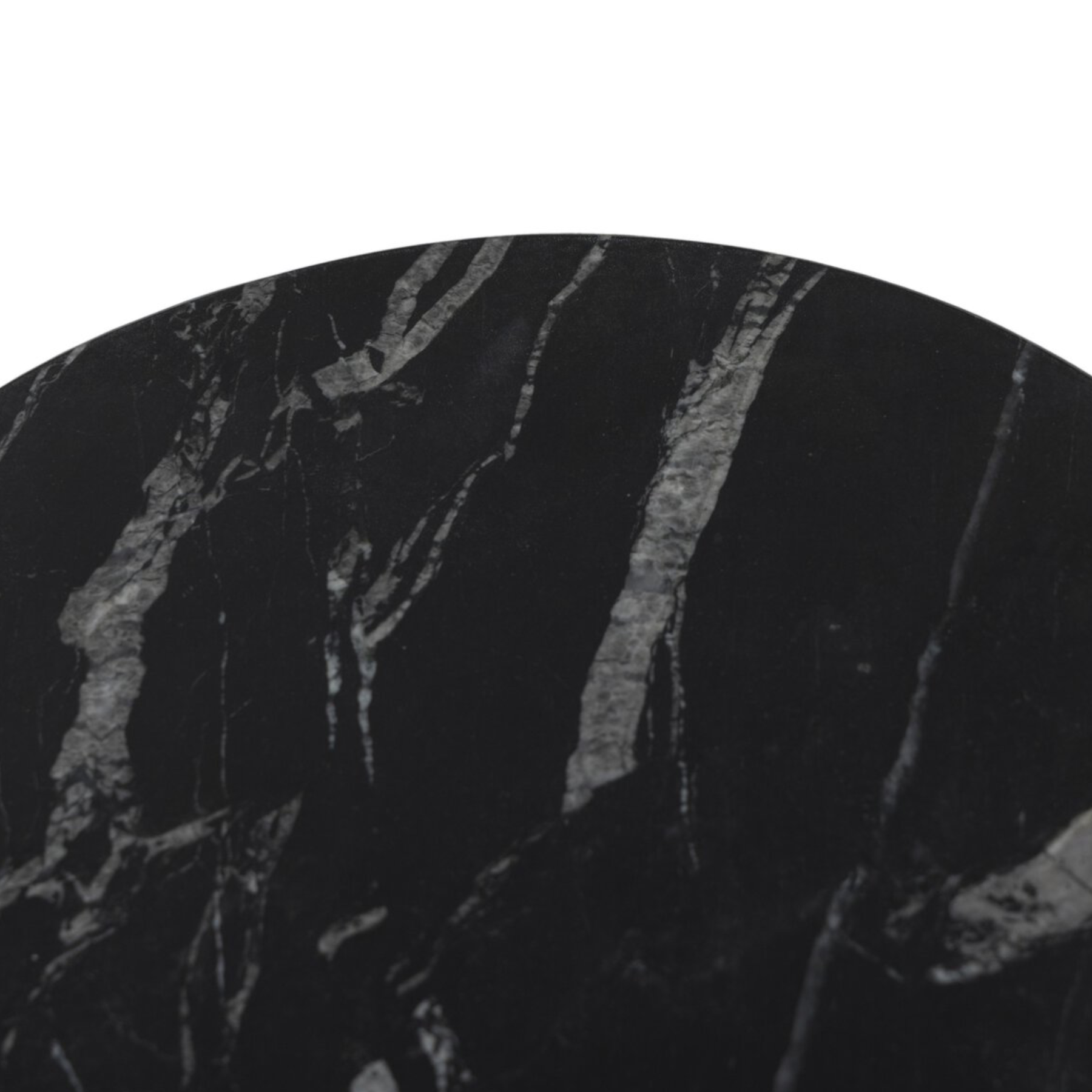 Jocelyn End Table - Black Marble FURNITURE - accent table Four Hands