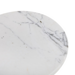 Jocelyn End Table - White Marble FURNITURE - accent table Four Hands